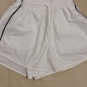 Lululemon Athletica White Athletic Shorts